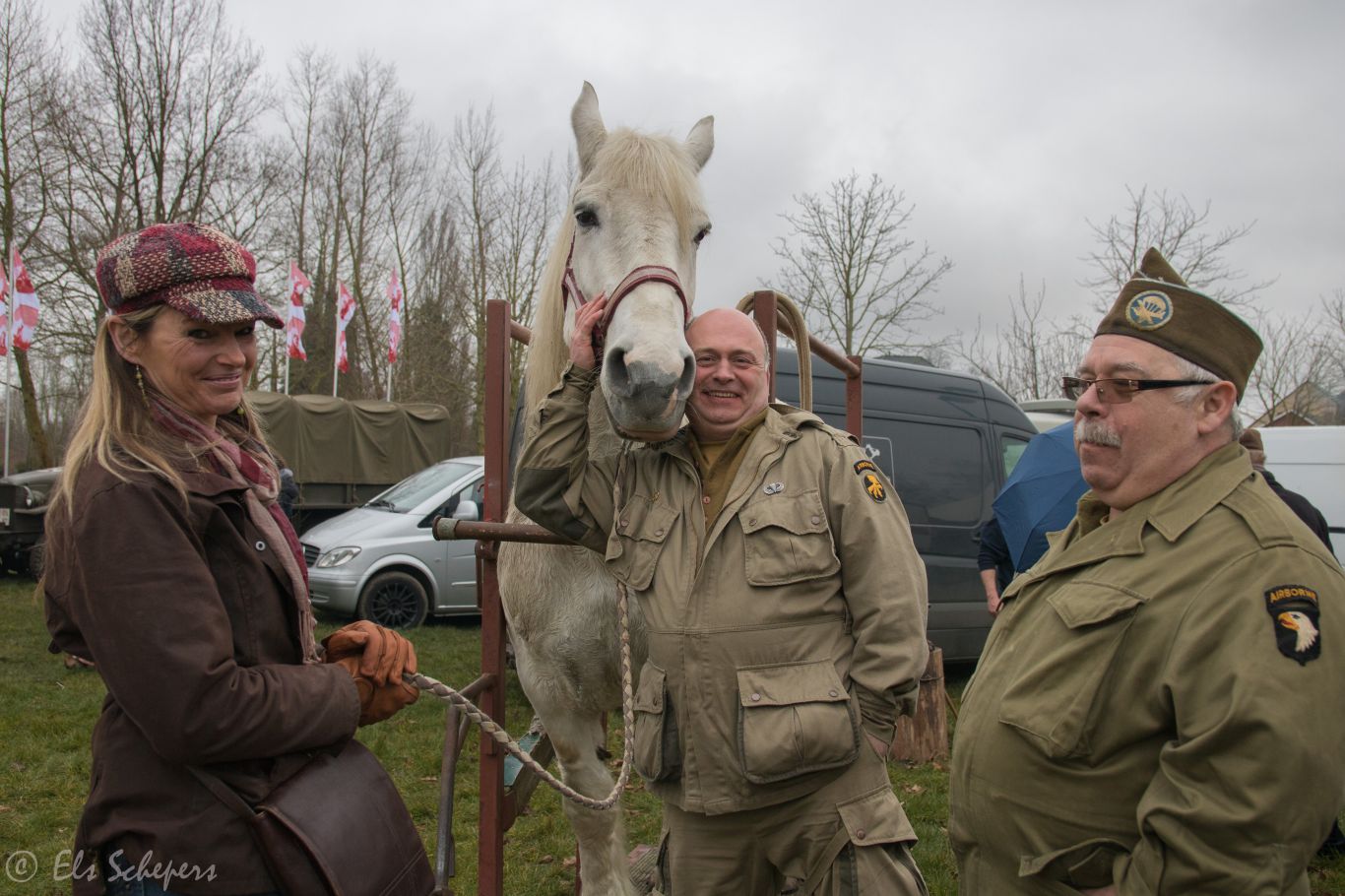 Paardenmarkt onder Duits bewind anno 1916